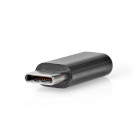 CCBW60911AT Usb-c™ adapter | usb 2.0 | usb-c™ male | usb micro-b female | 480 mbps | rond | verguld 