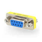 CCGB52810ME Seriële adapter | adapter | d-sub 9-pins female | d-sub 9-pins female | vernikkeld | metaal | d