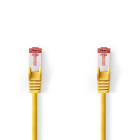 CCGL85221YE150 Cat6 netwerkkabel | rj45 male | rj45 male | s/ftp | 15.0 m | rond | lszh | grijs | label