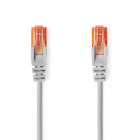 CCGL85230GY025 Cat6 netwerkkabel | rj45 male | rj45 male | u/utp | 0.25 m | connectie | rond | pvc | grijs | label