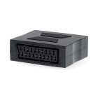 CVGB31950BK Scart-adapter | scart female | scart female | vernikkeld | recht | abs | zwart | 1 stuks | doos