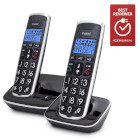 FX-6020 Dect seniorentelefoon met grote toetsen en 2 handsets zwart