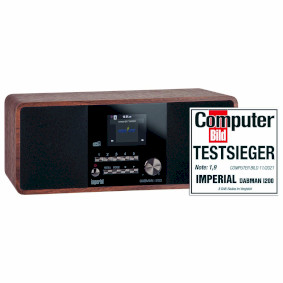 22-230-00 Dabman i200 multifunctionele stereo radio dab+ / fm / internet houtlook