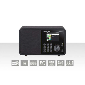 30-012-02 Dira m 1 a ewf compacte multifunctionele mono radio zwart