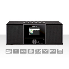 30-320-02 Dira s32i cd ewf multifunctionele stereo radio met cd-speler dab+ / fm / internet / bluetooth zwart