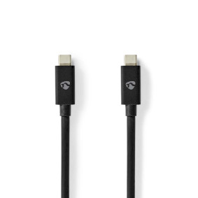 CCGL66040BK10 Usb-kabel | usb 4.0 gen 3x2 | usb-c™ male | usb-c™ male | 240 w | 8k@60hz | 40 gbps | ve