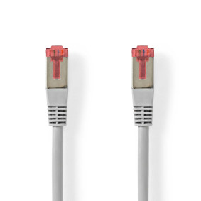 CCGL85220GY025 Cat6 netwerkkabel | rj45 male | rj45 male | sf/utp | 0.25 m | rond | pvc | grijs | label