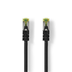 CCGL85420BK200 Cat7 netwerkkabel | s/ftp | rj45 male | rj45 male | 20.0 m | snagless | rond | lszh | zwart | label