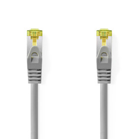 CCGL85420GY200 Cat7 netwerkkabel | s/ftp | rj45 male | rj45 male | 20.0 m | snagless | rond | lszh | grijs | label