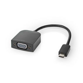 CCGP64852BK02 Usb-c™ adapter | usb 3.2 gen 1 | usb-c™ male | vga female 15p | 1920x1200 | 5 gbps | 0.2