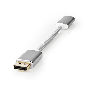 CCTB37150AL02 Displayport-kabel | displayport male | hdmi™ output | 4k@60hz | verguld | 0.20 m | rond | gevl