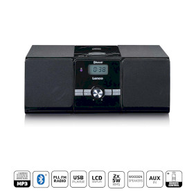 MC-030BK Micro set met cd/mp3 bluetooth usb afstandsbediening zwart