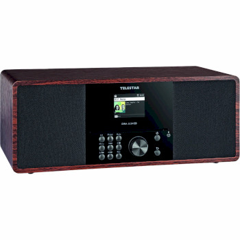 10-200-01 Telestar dira s 24 cd dab+ / fm stereo radio met cd-speler hout Product foto