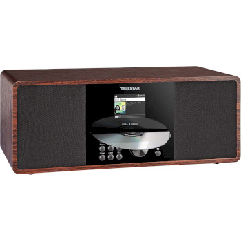 10-200-01 Telestar dira s 24 cd dab+ / fm stereo radio met cd-speler hout Product foto