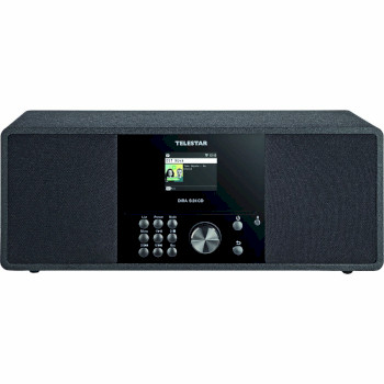 10-200-02 Telestar dira s 24 cd dab+/fm stereo radio met cd-speler zwart Product foto