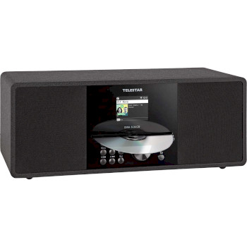 10-200-02 Telestar dira s 24 cd dab+/fm stereo radio met cd-speler zwart Product foto