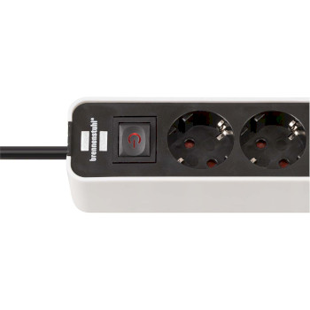 1153240126 Ecolor 4-weg stekkerdoos met 2 usb-oplaadaansluitingen (meervoudige stekkerdoos usb c met schakelaar Product foto