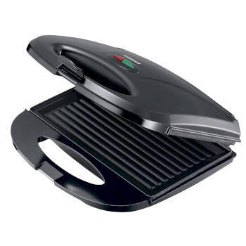 16240109 Sandwichmaker / grillplaat 750 watt zwart Product foto