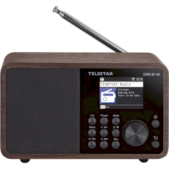 20-100-01 Dira m 14i multifunctionele radio hout Product foto