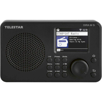 20-100-02 Dira m 5i internet radio zwart Product foto