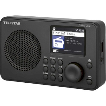 20-100-02 Dira m 5i internet radio zwart Product foto