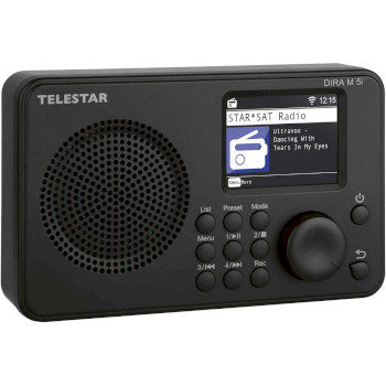 20-100-02 Dira m 5i internet radio zwart Product foto