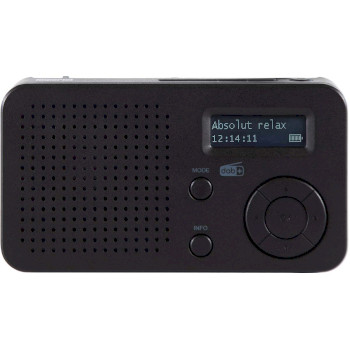 22-128-00 Dabman 17 draagbare dab+/fm-radio met bluetooth zwart Product foto