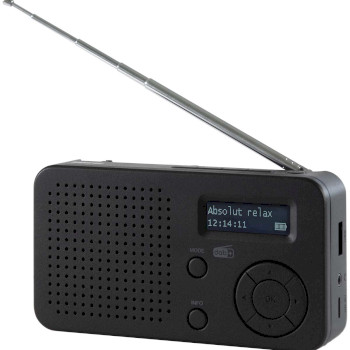 22-128-00 Dabman 17 draagbare dab+/fm-radio met bluetooth zwart Product foto