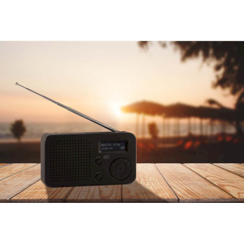 22-128-00 Dabman 17 draagbare dab+/fm-radio met bluetooth zwart Product foto