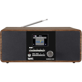 22-230-00 Dabman i200 multifunctionele stereo radio dab+ / fm / internet houtlook Product foto