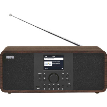 22-233-00 Imperial dabman i205 hybride stereo radio dab+ / fm / internet / bluetooth houtlook Product foto