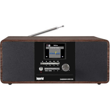 22-235-00 Dabman i200 cd multifunctionele radio dab+ / fm / internet / bluetooth houtlook