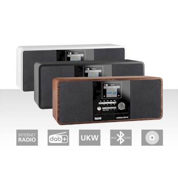 22-235-00 Dabman i200 cd multifunctionele radio dab+ / fm / internet / bluetooth houtlook Product foto