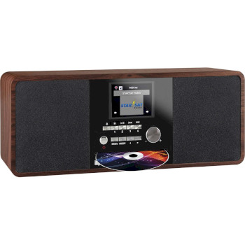 22-235-00 Dabman i200 cd multifunctionele radio dab+ / fm / internet / bluetooth houtlook Product foto