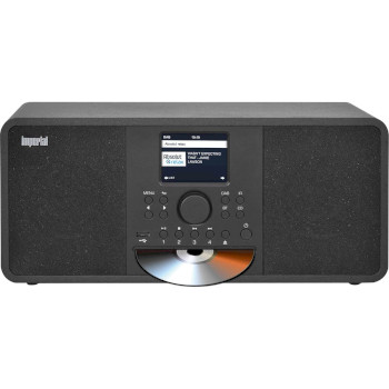 22-238-10 Dabman i205 cd hybride stereo radio dab+ / fm / internet / bluetooth zwart Product foto