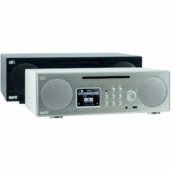 22-248-00 Dabman i450 cd multifunctionele stereo radio dab+ / fm / internet / bluetooth wit-zilver Product foto