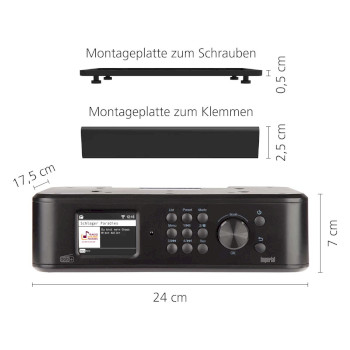 22-249-10 Dabman i460 multifunctionele radio zwart Product foto