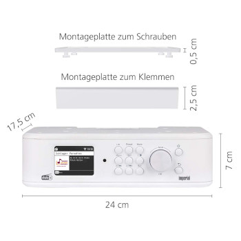 22-249-20 Dabman i460 multifunctionele radio wit-zilver Product foto