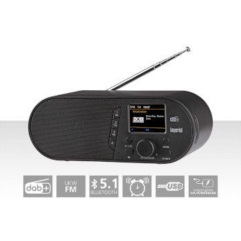 22-314-00 Dabman d105 compacte dab+ /fm / bluetooth-radio zwart