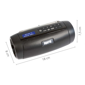 22-316-00 Dabman go dab+ / fm compact radio zwart Product foto