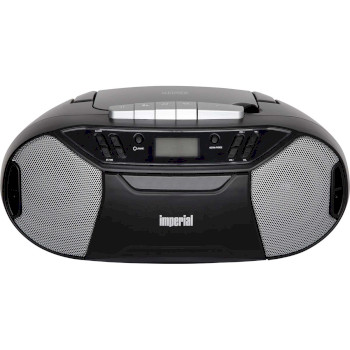 22-325-00 Pbb 1 compacte draagbare boombox met cd-speler, cassettedeck en fm-radio