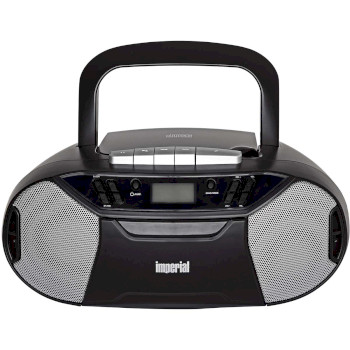 22-325-00 Pbb 1 compacte draagbare boombox met cd-speler, cassettedeck en fm-radio Product foto