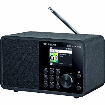 30-011-02 Dira m 1 a mobile ewf batterijbediende multifunctionele mono radio dab+ / fm / internet / bluetooth  Product foto