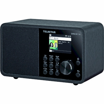 30-012-02 Dira m 1 a ewf compacte multifunctionele mono radio zwart Product foto