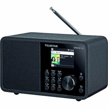 30-012-02 Dira m 1 a ewf compacte multifunctionele mono radio zwart Product foto