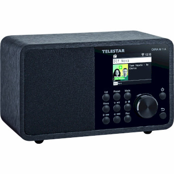 30-012-02 Dira m 1 a ewf compacte multifunctionele mono radio zwart Product foto