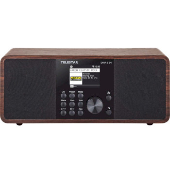 30-200-01 Dira s 24i multifunctionele stereo radio dab+ / fm / internet / bluetooth hout Product foto