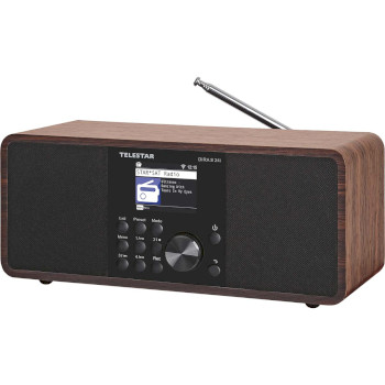 30-200-01 Dira s 24i multifunctionele stereo radio dab+ / fm / internet / bluetooth hout Product foto