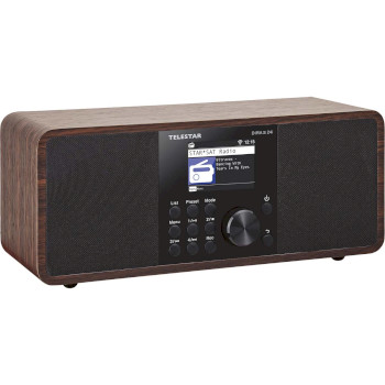 30-200-01 Dira s 24i multifunctionele stereo radio dab+ / fm / internet / bluetooth hout Product foto