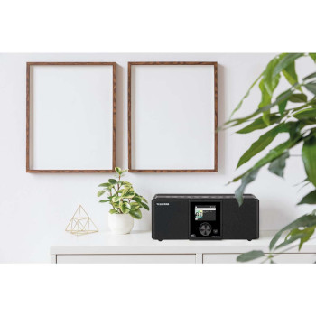 30-221-02 Dira s21i+ ewf multifunctionele stereo radio dab+ / fm / internet / bluetooth zwart Product foto